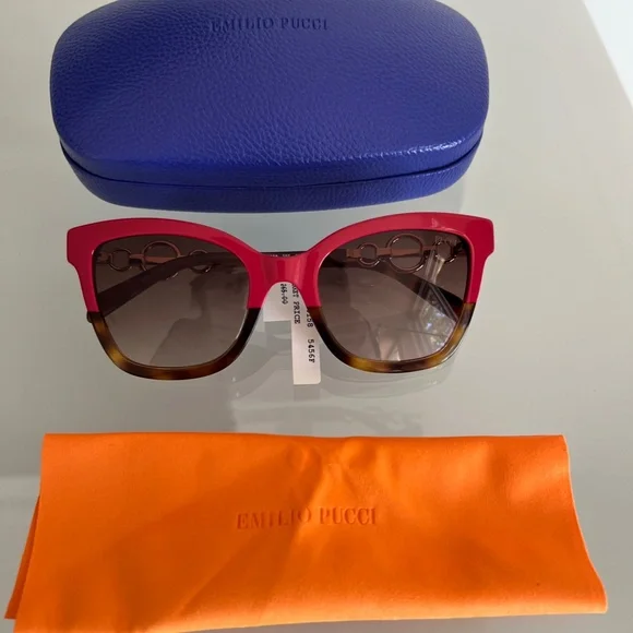 EMILIO PUCCI Clubmaster Cat Eye Havana EP0158/S EMILIO PUCCI Clubmaster Cat Eye Havana EP0158/S main image 2